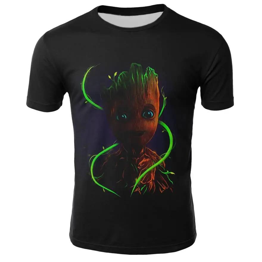 

Superhero Groteset Movie Hot T-Shirts New Men's Wear Summer 3D Printed Men and Women Lovely Groteset T-Shirts support customizat