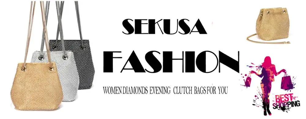 SEKUSA геометрический дизайн Для женщин мода день сцепления Evenign сумка вечерние свадебные Сумки с цепочкой через плечо маленькие кошельки