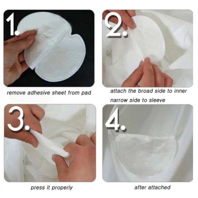 10 шт. подмышек Платье Одежда Пот колодки анти наклейки от пота поглощающие пот