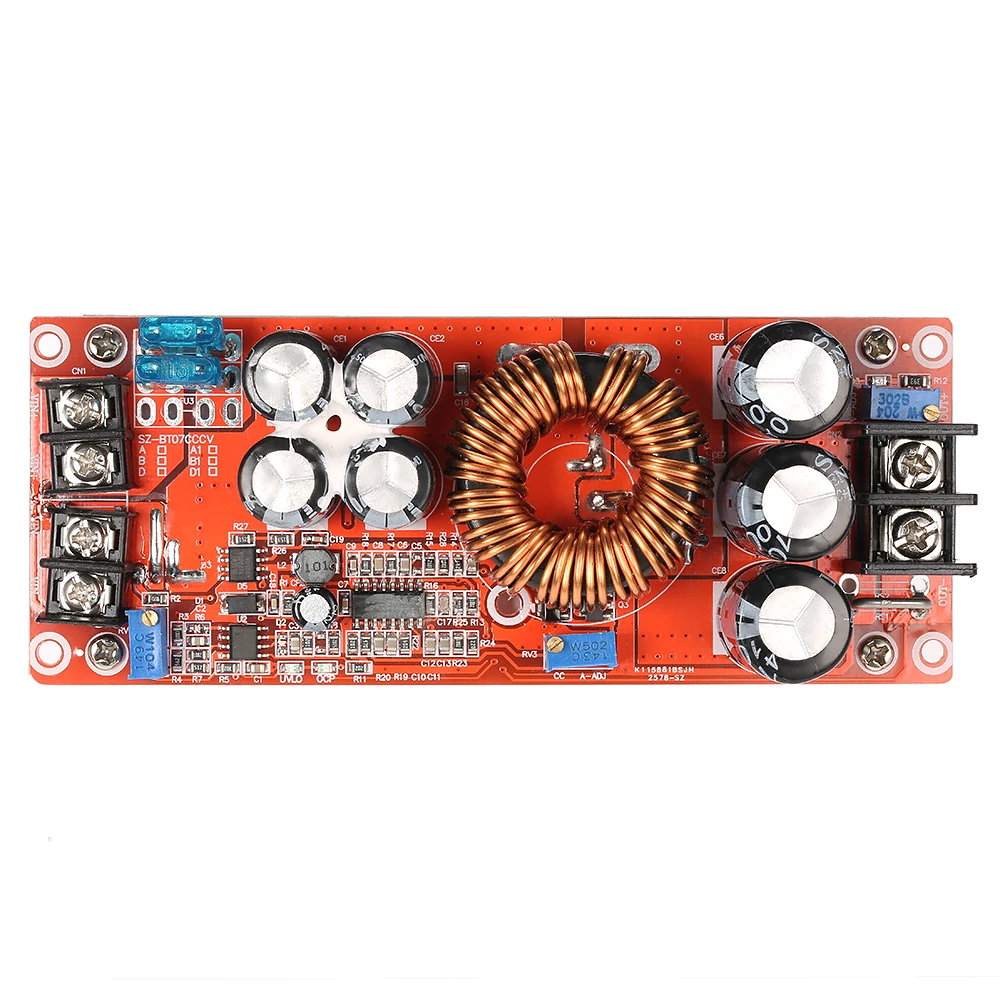 

New 1200W High Power DC-DC Converter Boost Step-up Power Supply Module 20A IN 8-60V OUT 12-80V Adjustable