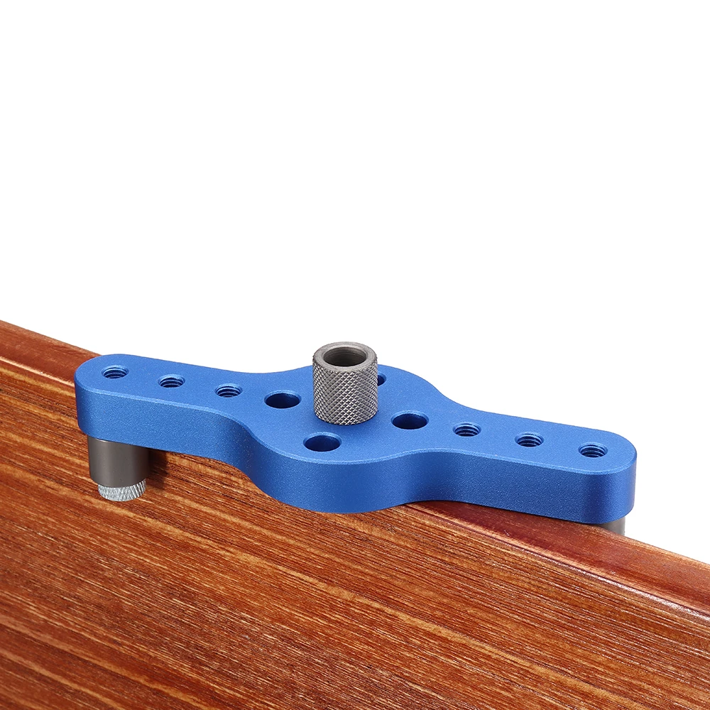 

X600-2 Adjustable Aluminum Alloy Self-centering 6 8 10mm Dowel Jig Wood Panel Puncher Hole Locator Beech Center Hole Position Me
