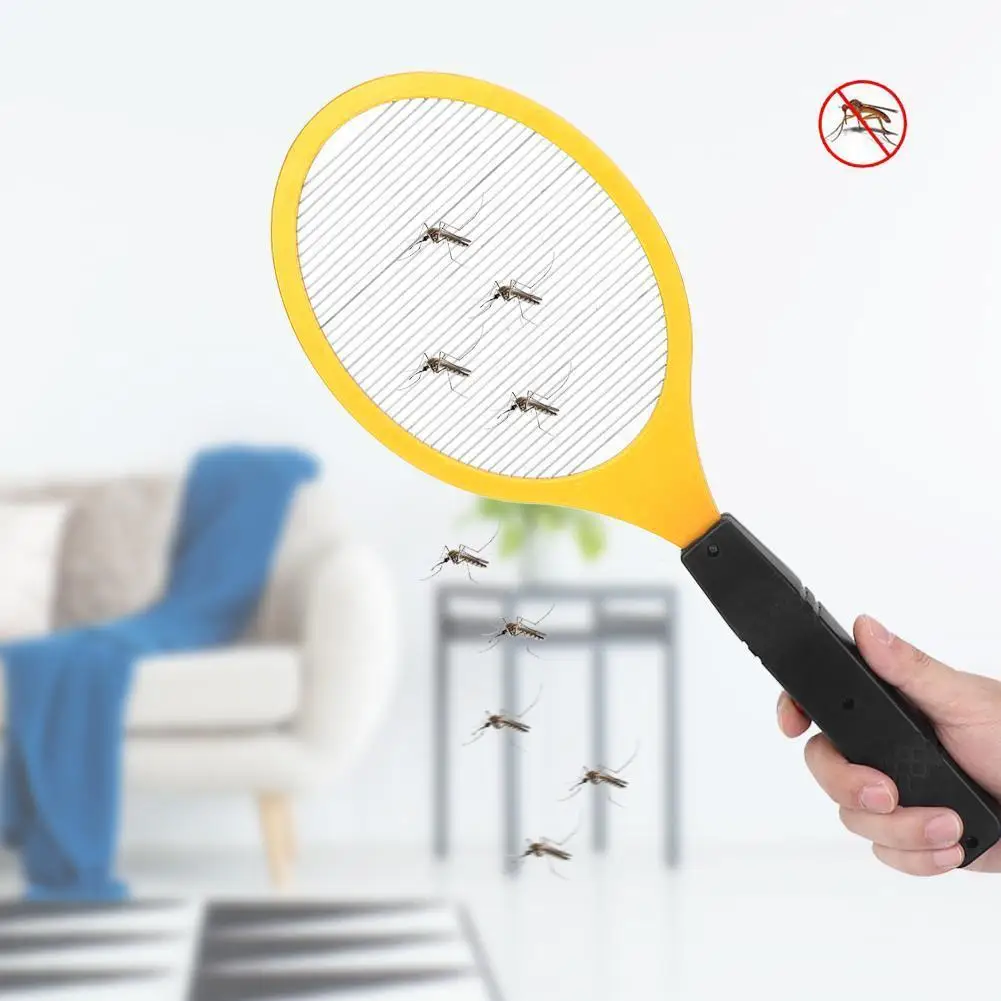 

Bug Zapper Mosquito Cordless Battery Power Electric Fly Mosquito Swatter Bug Zapper Racket Insects Killer Stun Useful