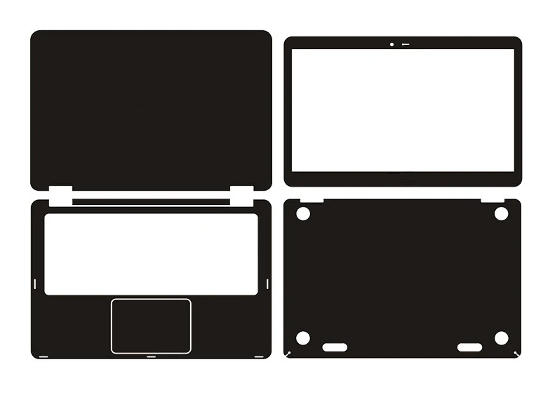 

KH Laptop Sticker Skin Decal Carbon fiber Cover Protector for Asus TP360C 13.3"