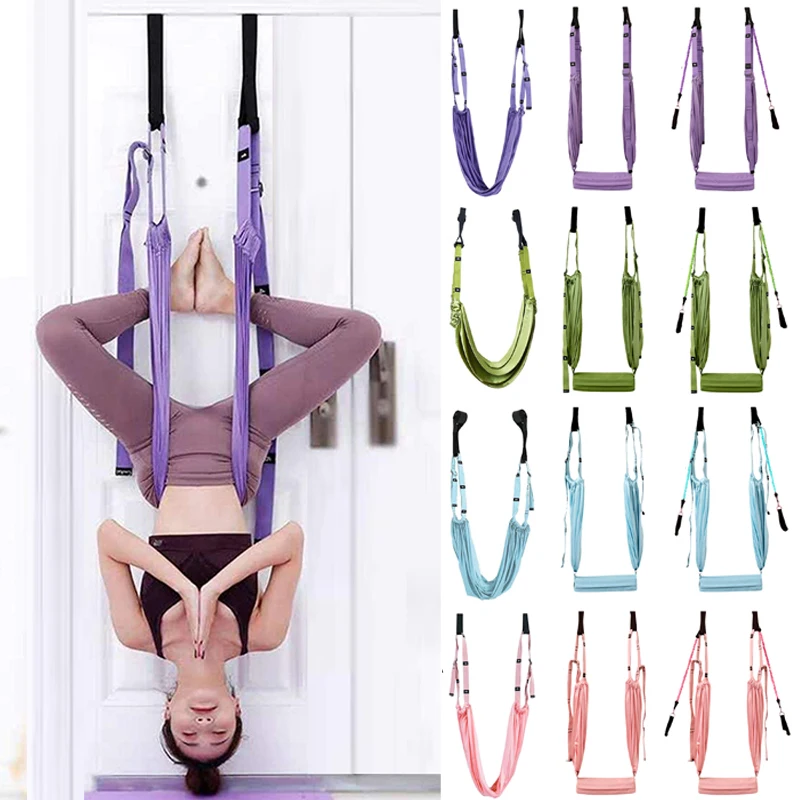 Воздушная веревка для йоги растягивающиеся ноги разрезы практическое