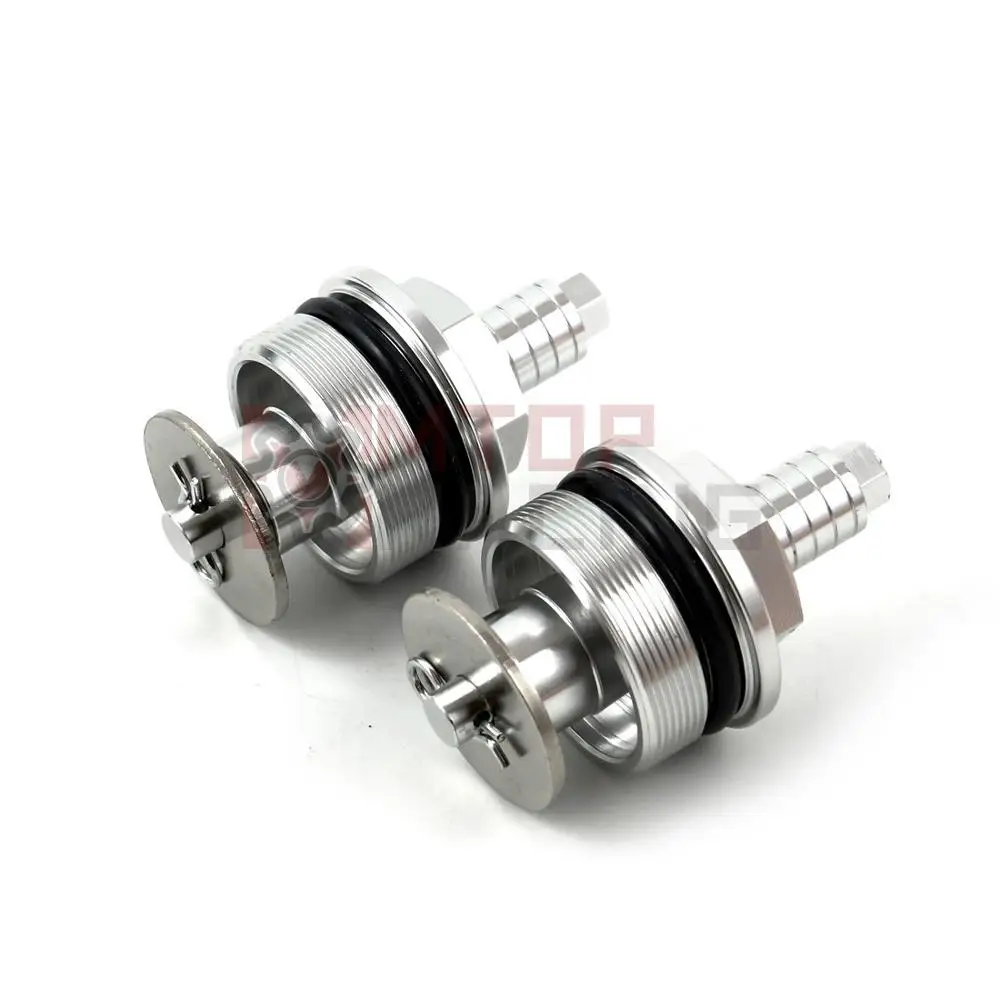 Колпачки для вилок для Кавасаки KMX200 KDX200 KDX250 38 мм, шестиугольные регулируемые болты вилки черного, серебристого, синего цвета