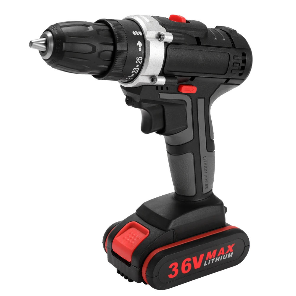 

18V 36V Cordless Drill Electric Screwdriver Mini Wireless Power Driver DC Lithium-Ion Battery Electric Drilling Machine Mini