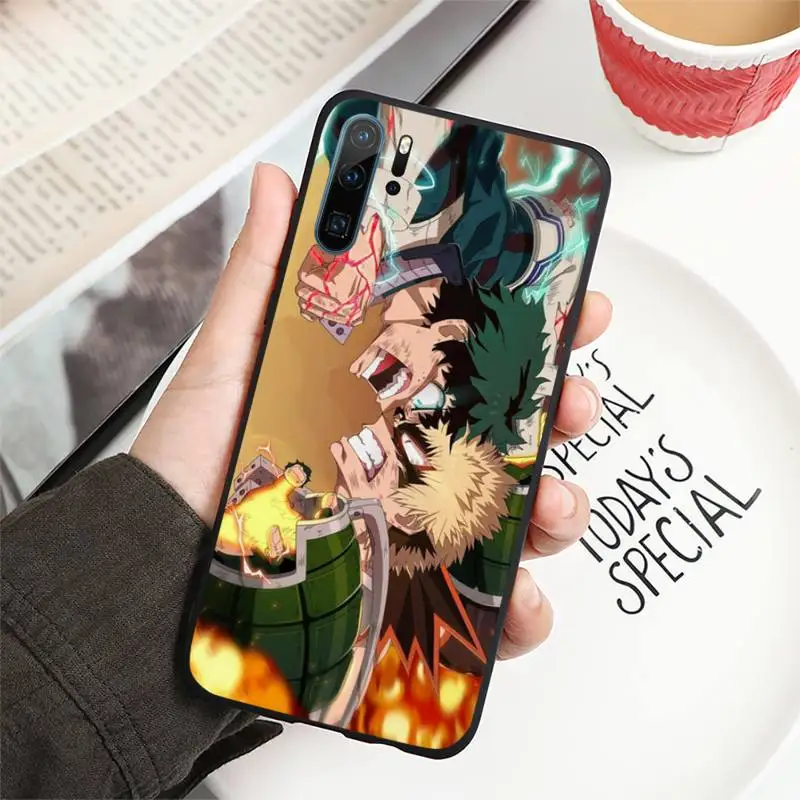 

Anime my hero academia figure Phone Case For Huawei P20 P30 P40 lite Pro P Smart 2019