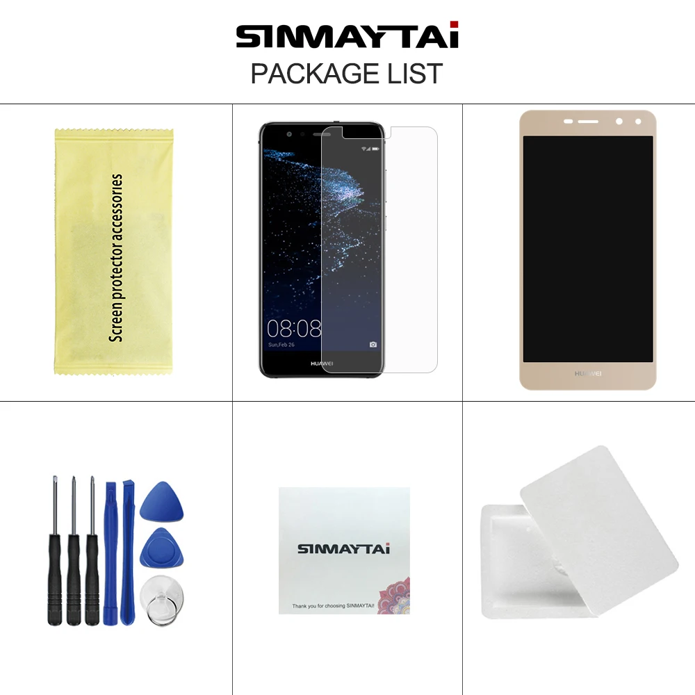 5 0 ''для Huawei Nova Young 4G LTE / Y6 2017 Y5 ЖК дисплей + сенсорный экран дигитайзер сборка MYA