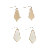 e7111 zwpon layered outline arrow drop earrings for women 2020 new geometric triangle worn gold color teardrop earrings