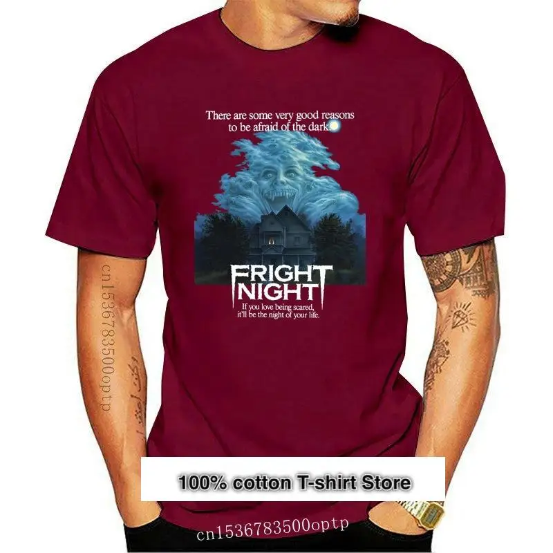 

Camiseta с пленкой Fright Night, темно-синий, все высокие S a 4Xl, nueva