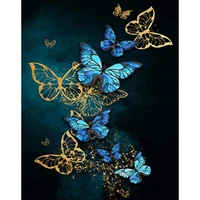 diy 5d diamond painting butterfly cross ctitch full square round animal diamond embroidery painting mosaic home decor art gift