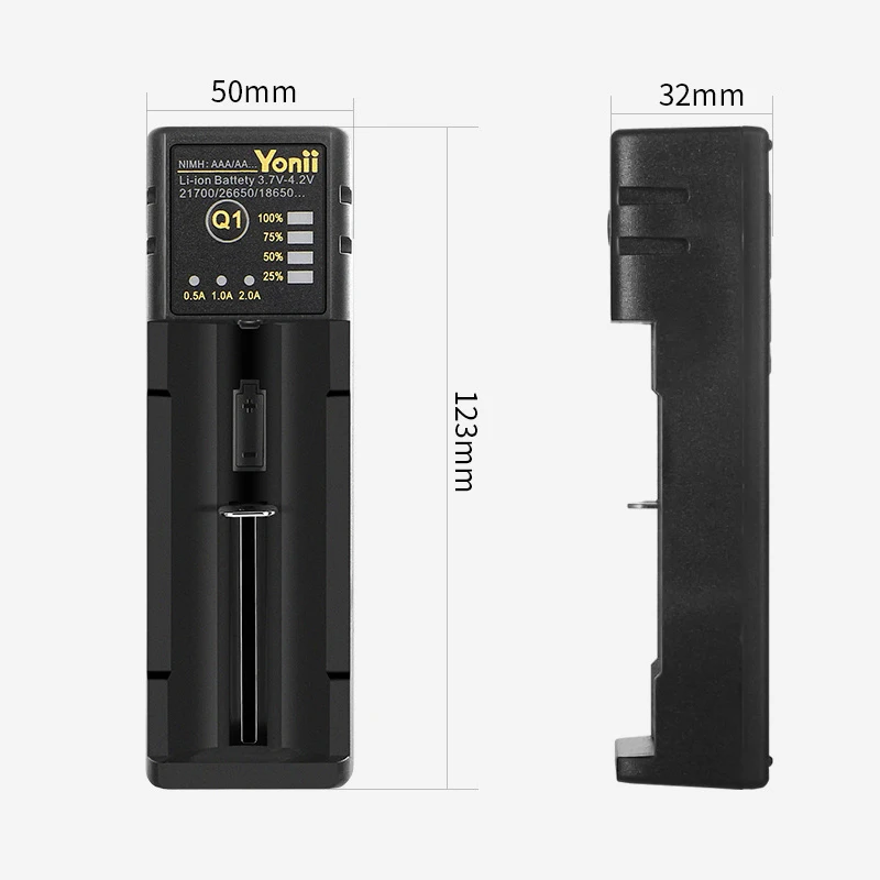 

USB Smart Charger 18650 Battery Charger for 18350 18490 18650 21700 22650 26650 AAA AA A SC Li-ion Ni-MH Ni-CD Smart Charger