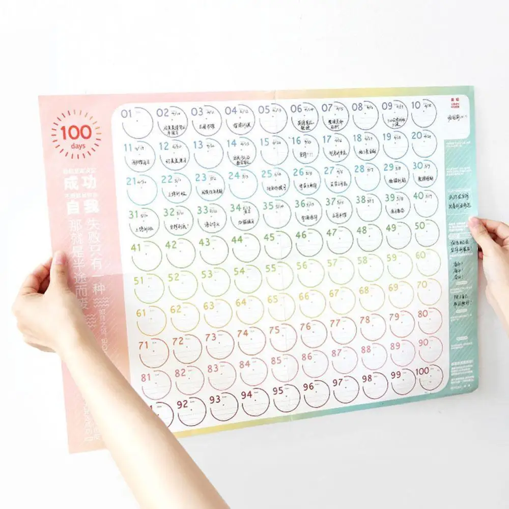 100 дней кавайный календарь обратного отсчета График обучения периодически