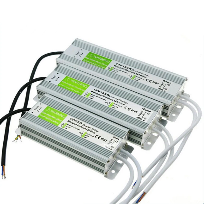 Блок питания адаптер трансформатор Светодиодная лента драйвер AC100 240V DC12V 24V 10 Вт 20