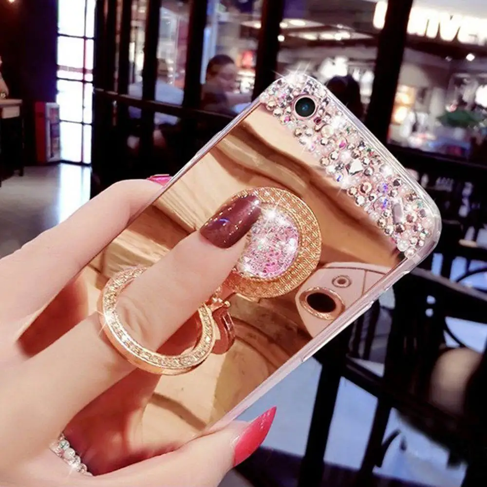 Чехлы-бампер LAPOPNUT с блестящими стразами для Iphone 11 Pro Xs Max Xr X 7 8 Plus 6 6s 5 5s SE |