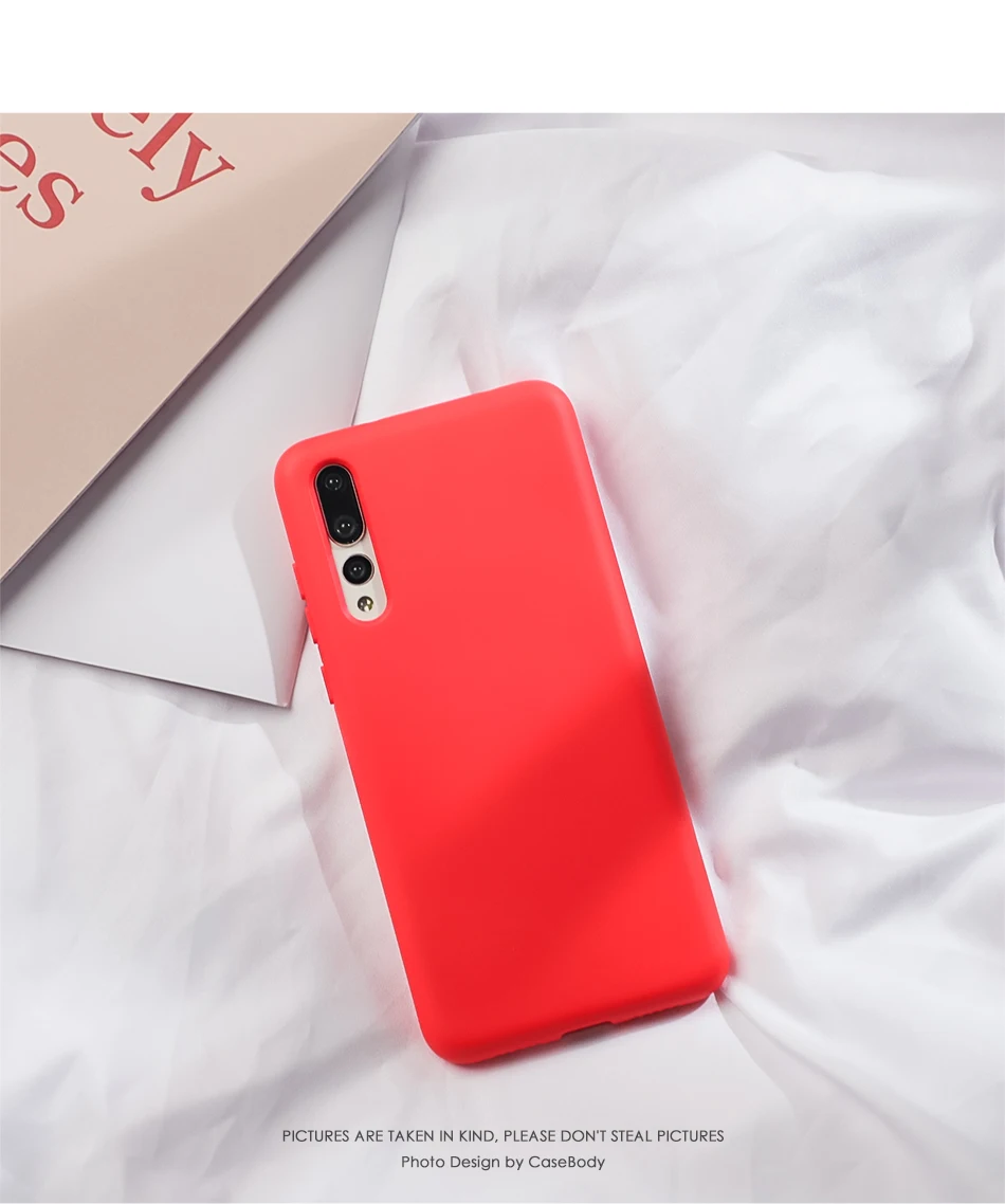 Красный Мягкий силиконовый чехол BETHEBEY из ТПУ карамельного цвета для huawei Honor 10i 8S View 20 Play 8A P30 Pro Lite Nova 4 P Smart+ чехол - Цвет: Красный
