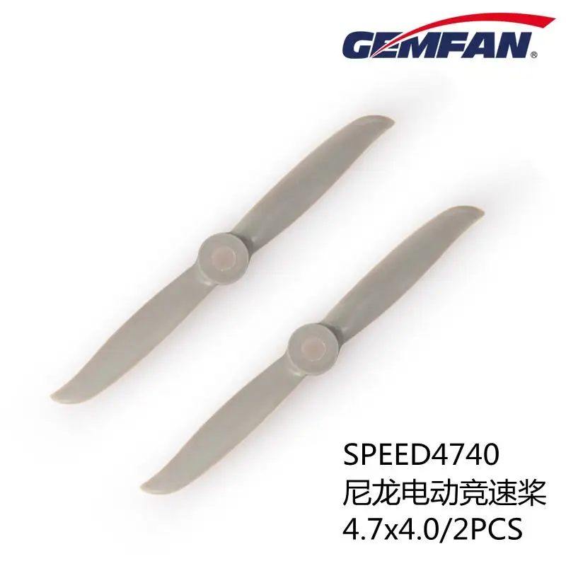 

2 шт. Gemfan SPEED4740 нейлоновый Электрический гоночный Лопастной пропеллер 4.7x4.0