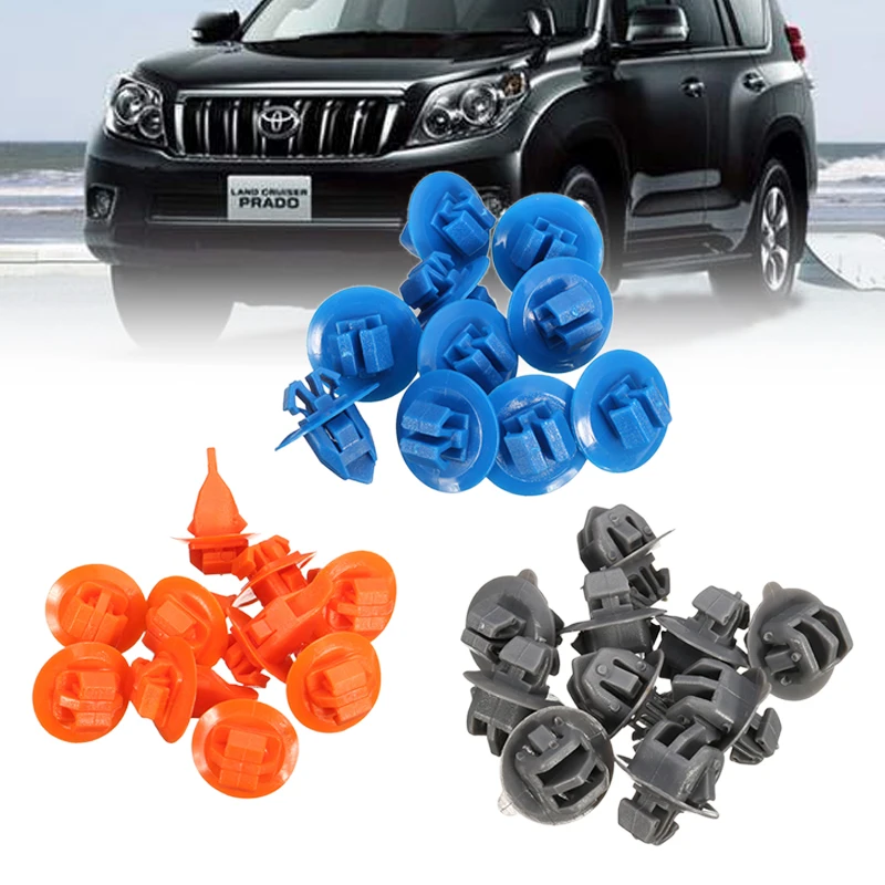 

Комплект зажимов для пряжки для Toyota/ Prado 120 4runner/FJ Cruiser Highlander RAV4, передняя дверь, отделка кузова, литье, ремонтная панель, 30 шт.