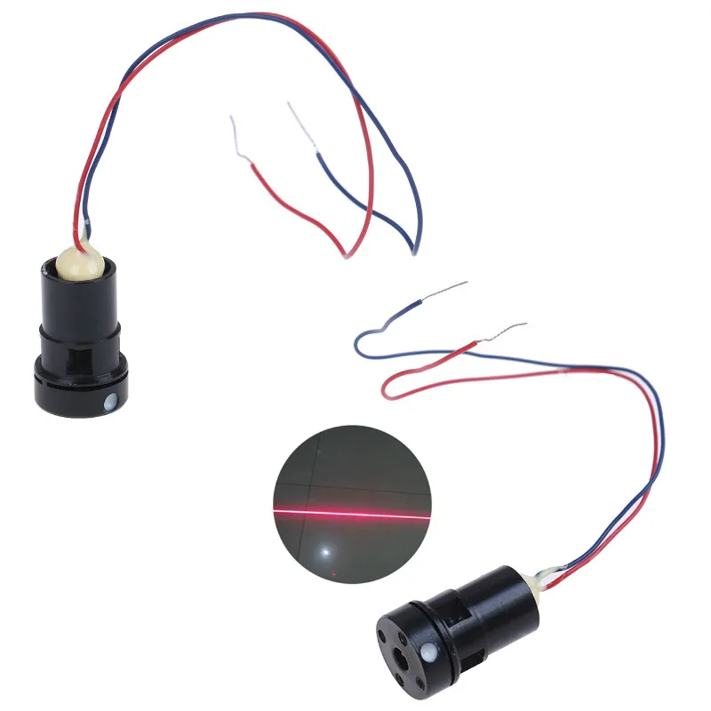 Высокая яркость 635 нм 5 мВт красный лазерный линейный уровень модуль долгое время