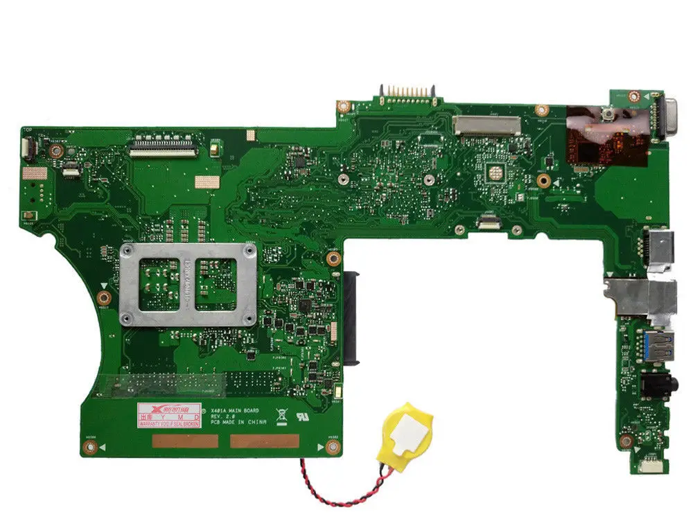 

For Asus Motherboard X501A X301A X401A REV2.0 Maibboard HM76 tested Ok I3 cpu S-6