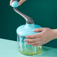manual egg beater household cake baking tools egg stirring stick semi automatic small egg white cream mixer