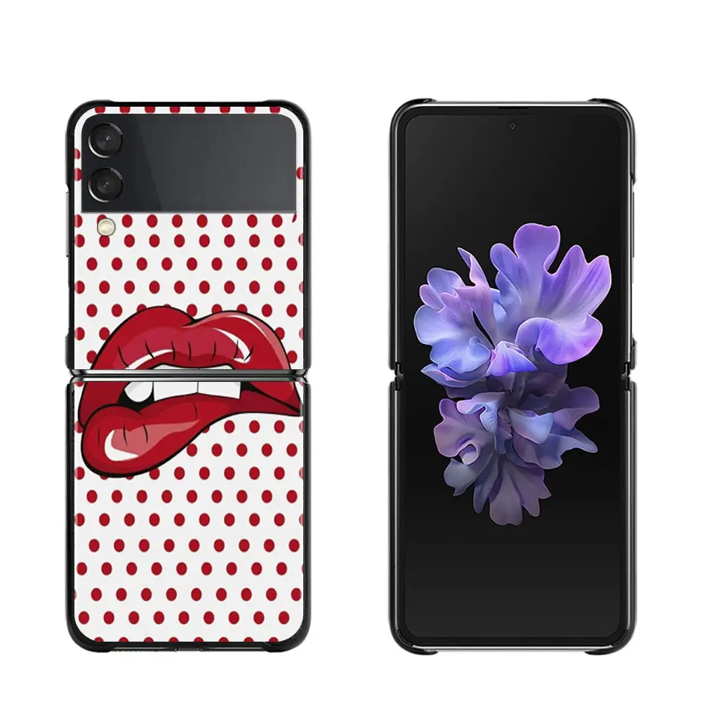 Черный чехол для телефона Samsung Galaxy Z Flip3 флип-чехол смартфона из жесткого
