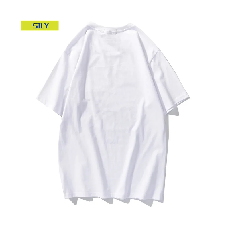 

European and American High Street Fashion Brand Star Universe Girl Foam T-shirt Hip Hop Men and Women Same Style