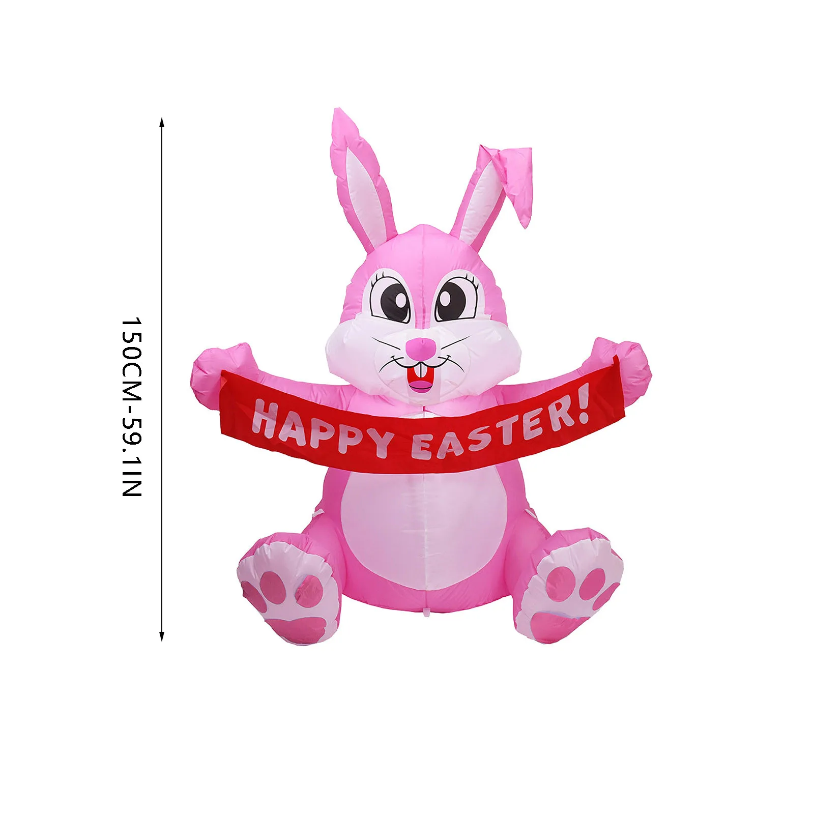 

American Standard Easter/St. Patrick's Day Inflatable Luminous Inflatable Model Garden Decoration Inflatable Standing Bunny/Doll