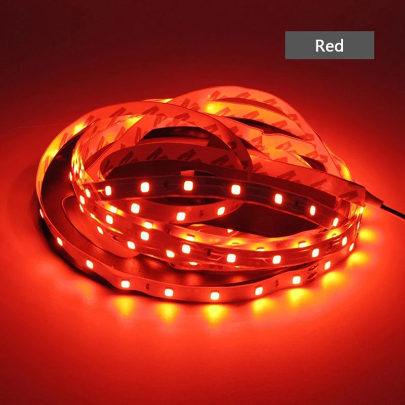 

LED Strip Light DC 12V SMD 2835 Flexible Red No Waterproof LED Strip 1M 2M 3M 4M 5M Red Lamp TV Backlight Decoration Room Lights