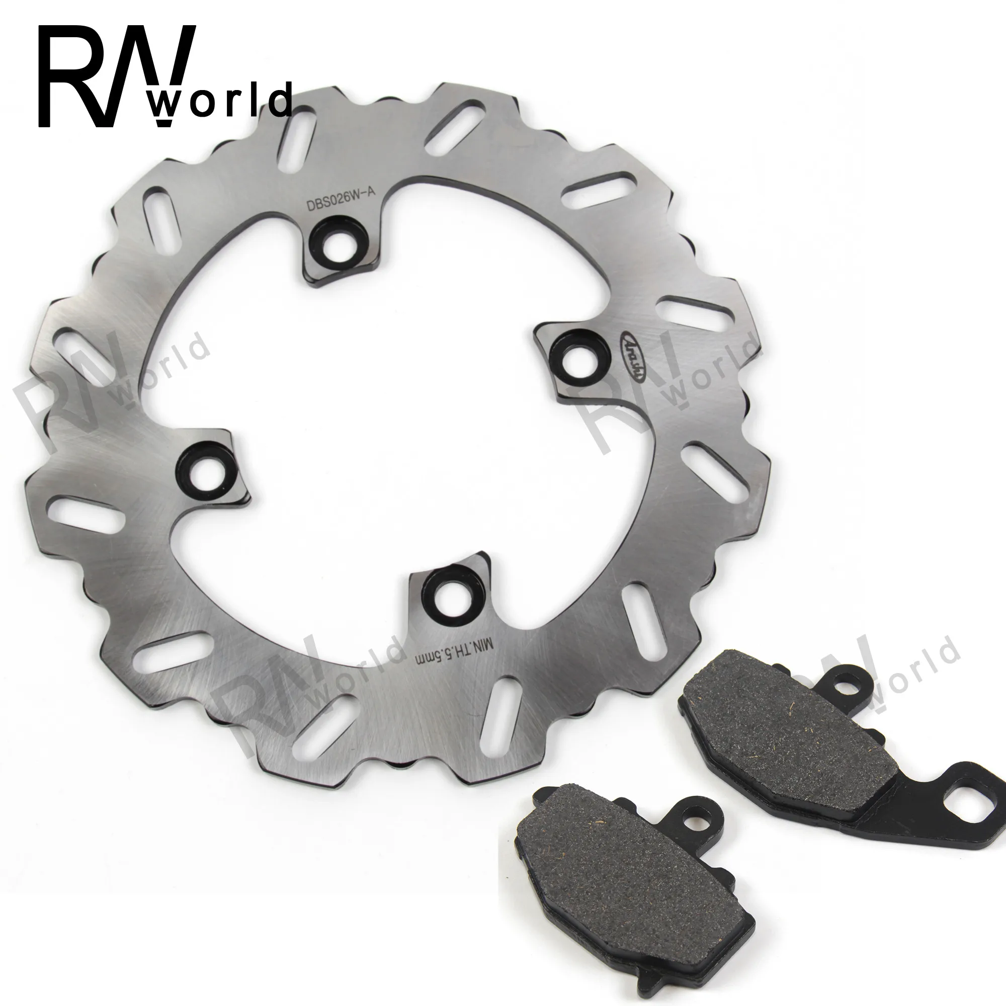 Задние тормозные диски для мотоциклов с ЧПУ Роторы и органические колодки KAWASAK