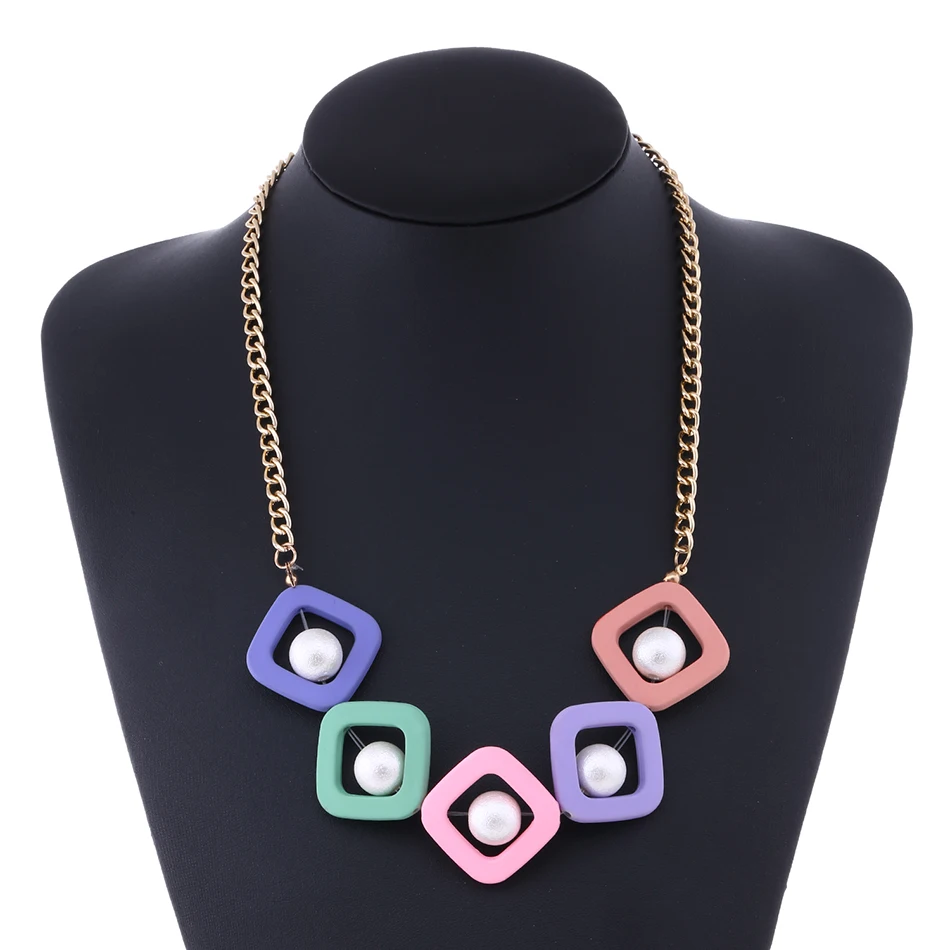 Женские ожерелья и подвески Match Right/эффектные/бусины/жемчуг/леди/большие/подвески