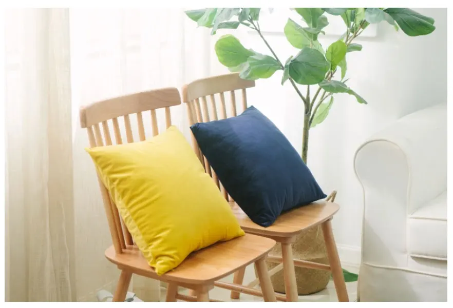Nordic Style Velvet Pillowcase Simple Solid Throw Cushion Covers Square Pillow Cover for Bedroom Sofa Living Room Decoration