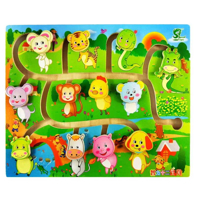 

Baby Wood Puzzles Wooden Arabic Alphabet Puzzle Arabic 28 Letters Board Kids Early Learning Educational Toys for Children