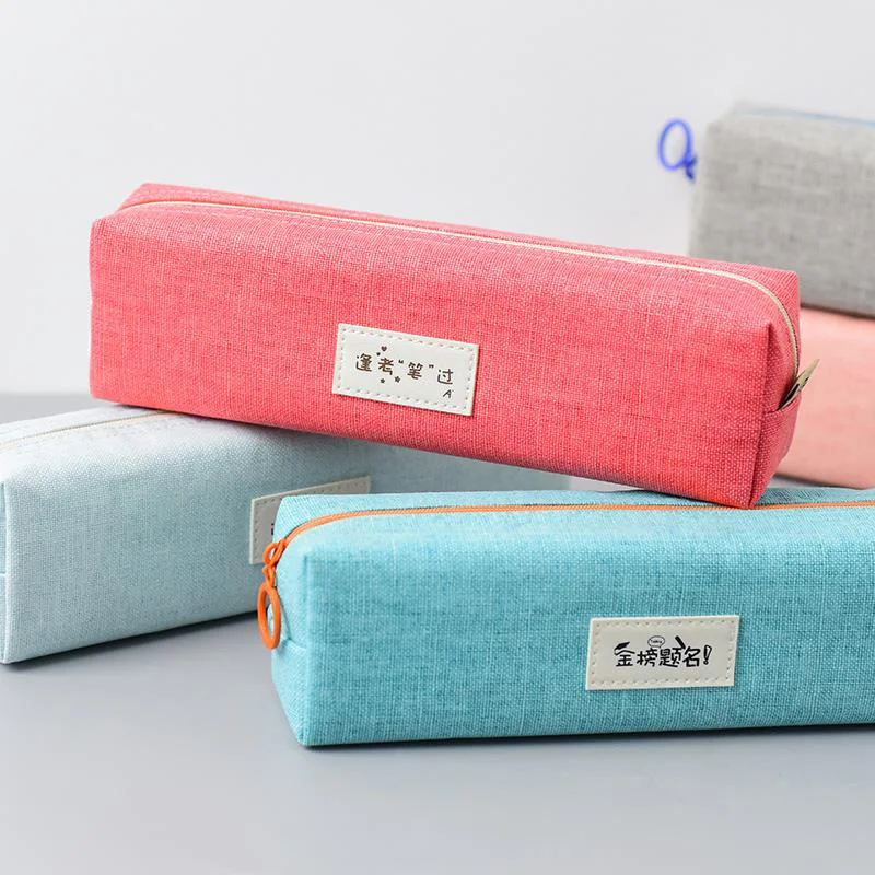 Кавайные конфеты PU чехол для ручки милый конфетный цвет карандаша большой