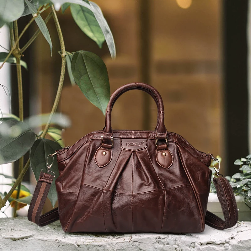 Cobbler Legend Брендовая женская сумка из натуральной кожи на плечо Новое поступление