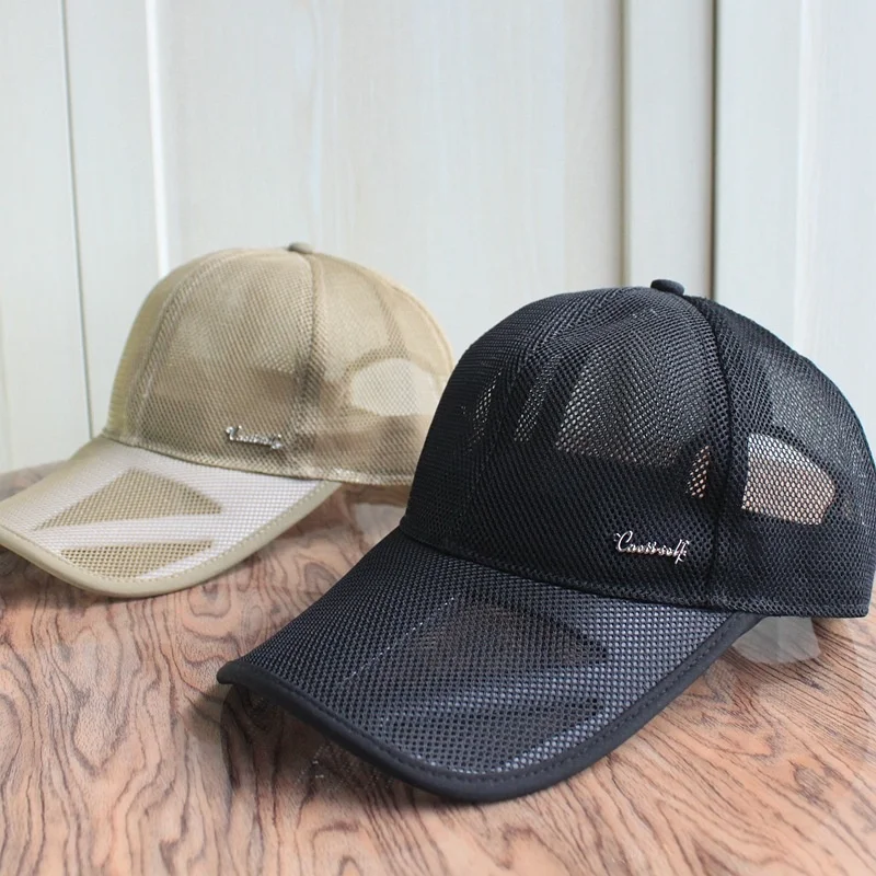 

2022 Spring and Summer Full Mesh Big Size Sun Hat Lady Outdoors Sport Cap Big Head Man Plus Size Baseball Caps 56-60cm 60-65cm