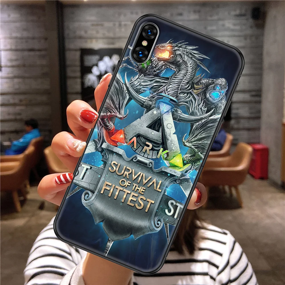 Чехол для телефона Game ARK Survival Evolved для iPhone 5 5s SE 2 6 6s 7 8 12 Mini Plus X XS XR 11 PRO MAX черный модный.