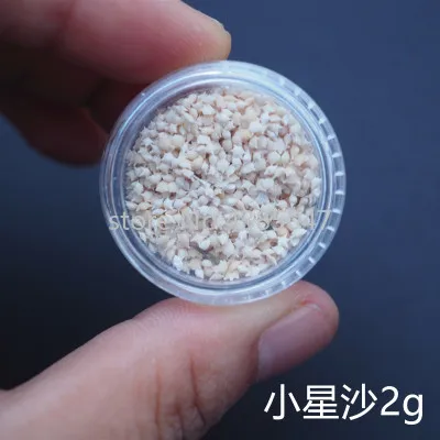 1 коробка с разным весом Пляжная натуральная морская звезда песок для