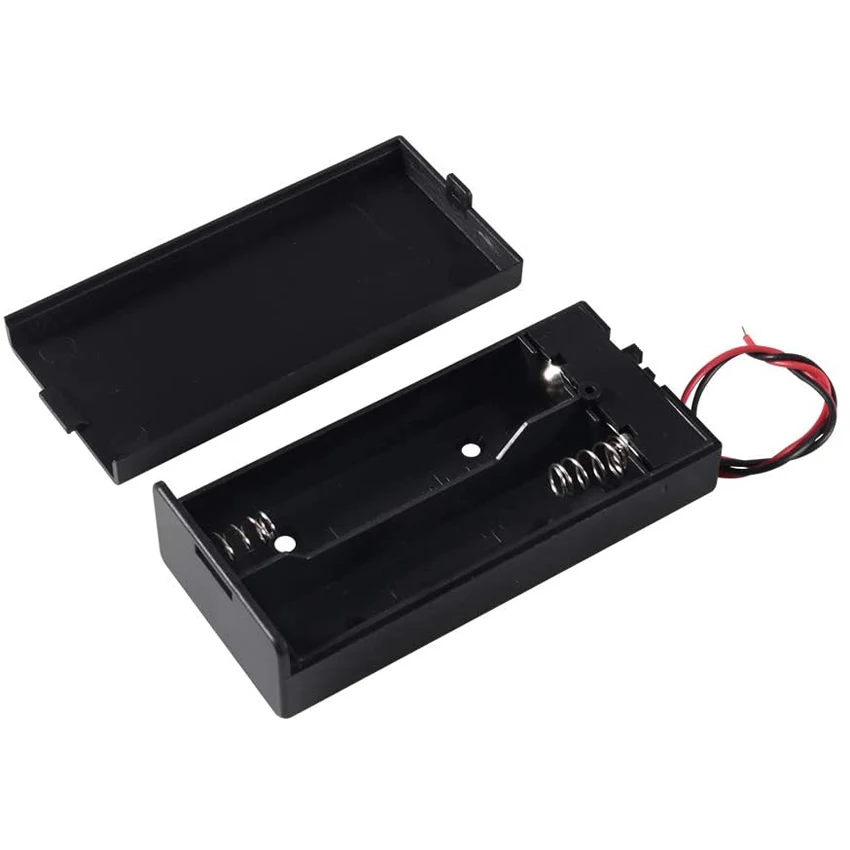 2Pcs18650 Батарея хранения Чехол 2 слота x 3 7 V для 2x18650 батареи держатель Box Контейнер с