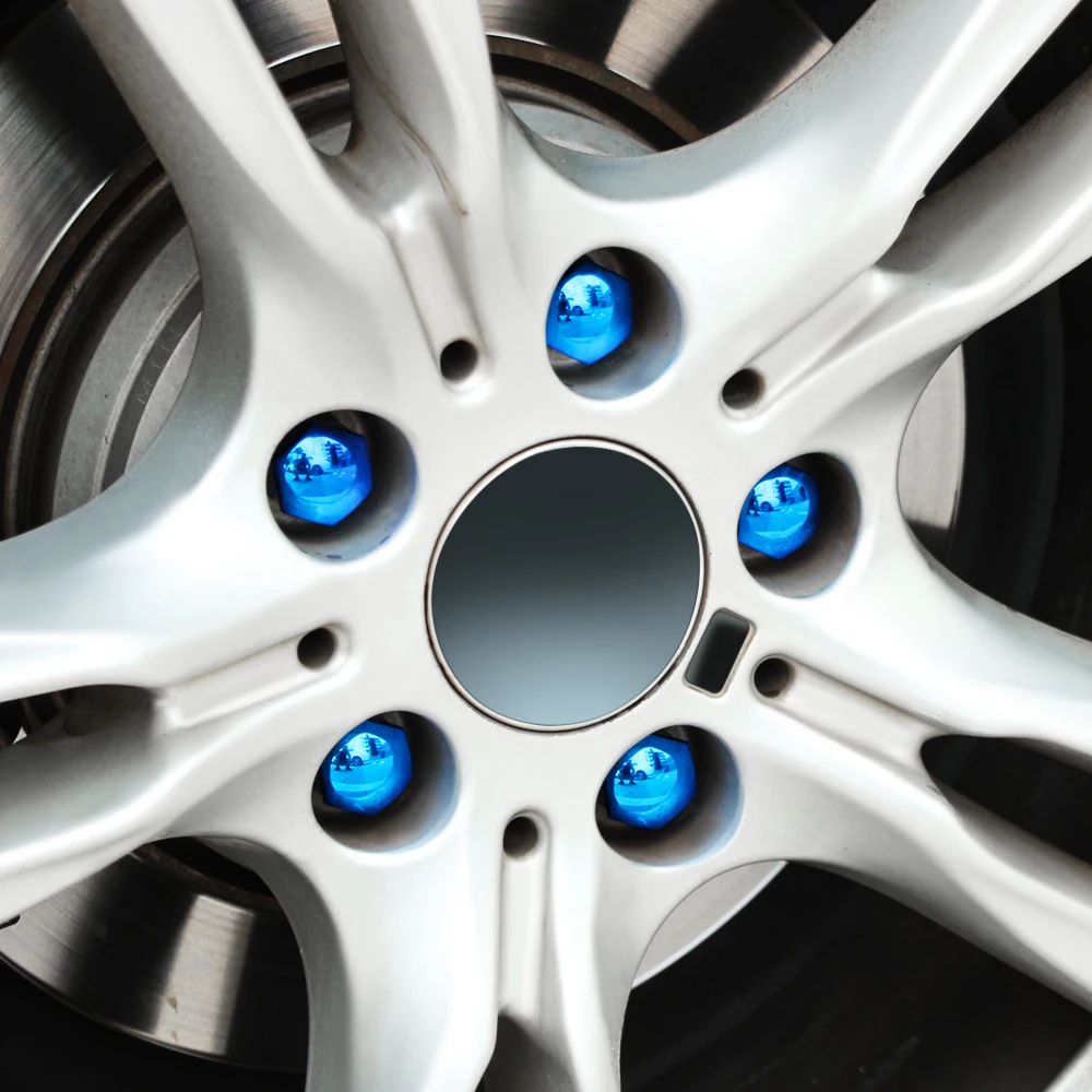 Колпачки для Центральной гайки колеса 20 шт. 17 мм + инструмент снятия VW Golf Passat Cabrio