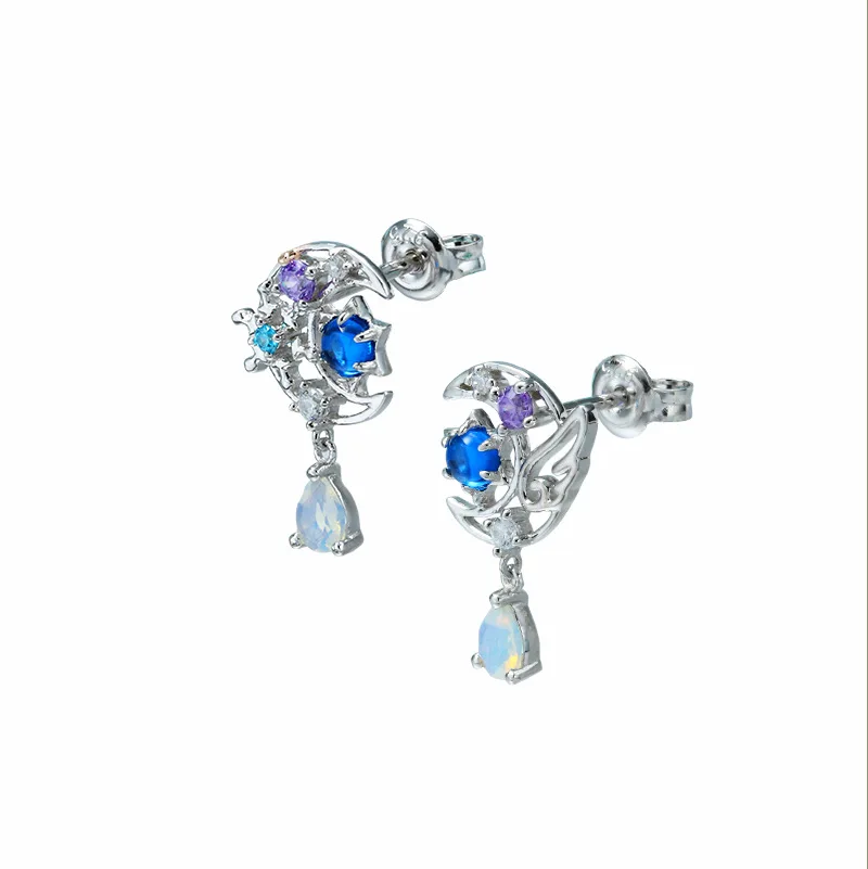 Серьги с волшебной картой &quotСакура&quot сердце для девочки переменчивая Сакура