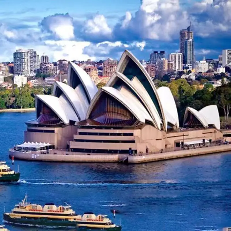 

180085 2989pcs Compatible Sydney Opera House set building blocks bricks birthday Compatible 10234 17003 christmas gifts toys