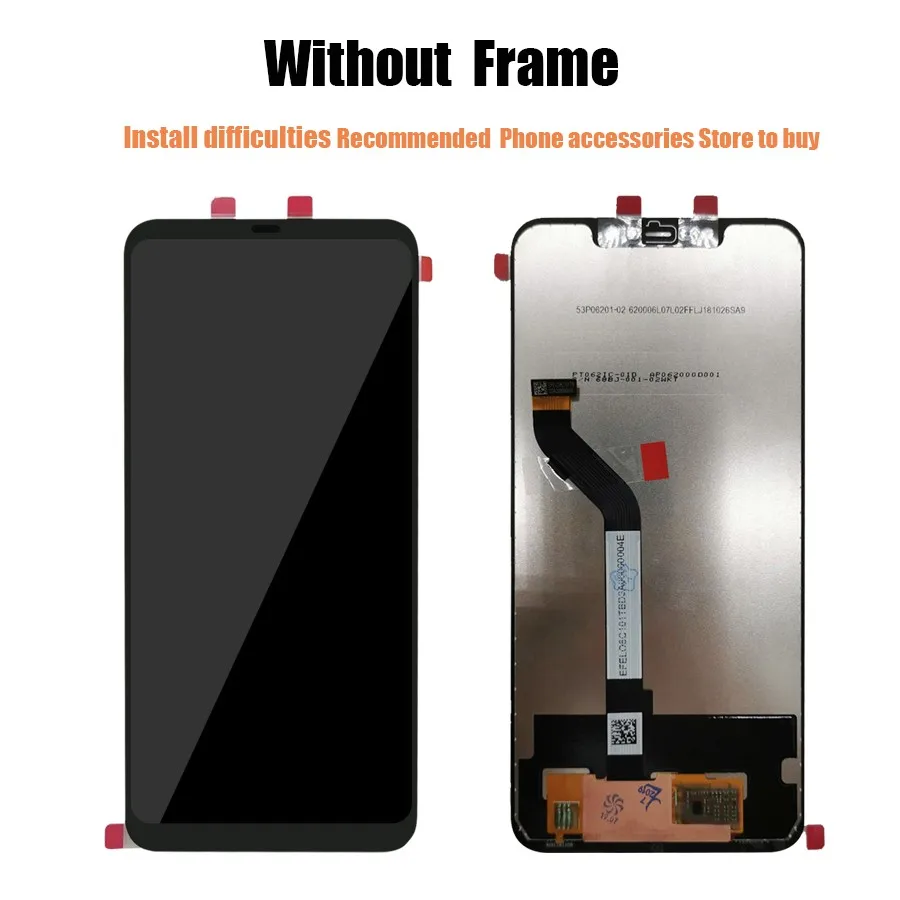 PINZHENG AAAA Оригинальный ЖК дисплей для Xiaomi Pocophone F1 с сенсорным экраном дигитайзер