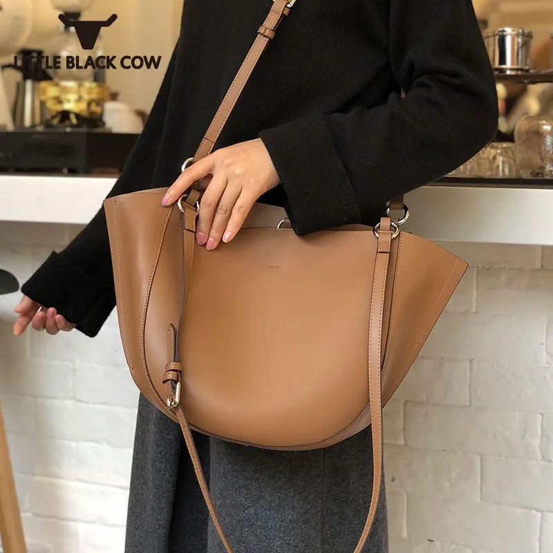 

2022 Designer Elegant Women Leather Shoulder Bag Big Capacity Office Ladies Crossbody Bags Long Straps Shopping Composite Bag