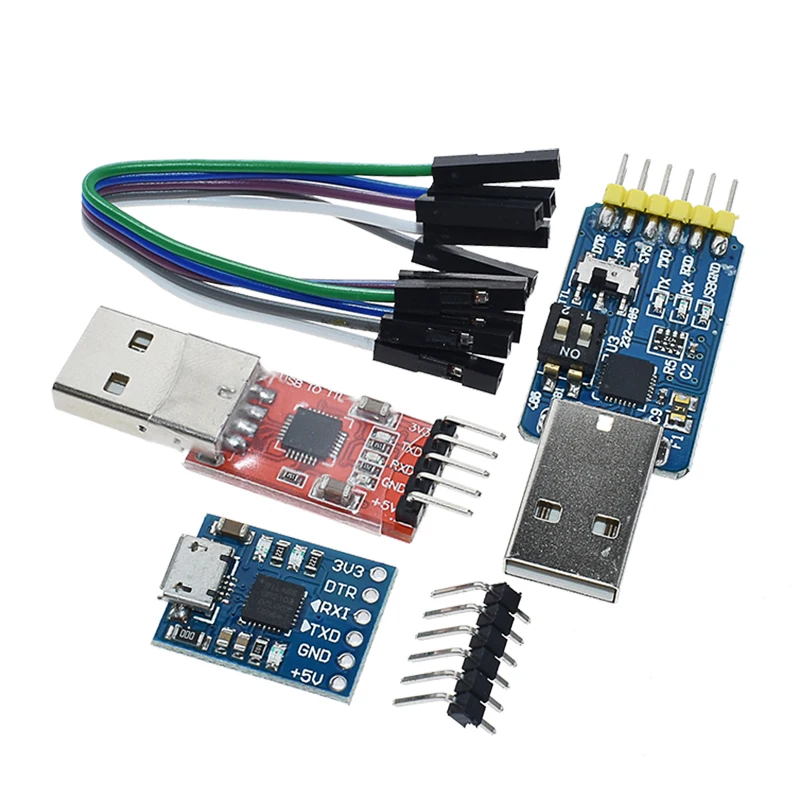 CP2102 USB 2,0 UART TTL 5PIN Соединительный модуль последовательный преобразователь STC заменить FT232 CH340 PL2303