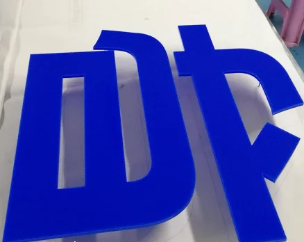 3D alphabet logo flat cut sign vinyl laser acrylic letter personalized signage for advertising | Дом и сад