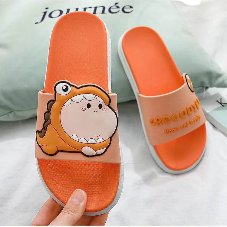 

Fashion Korean Slippers Women Home Slippers 2021 Cartoon Cute Female Slippers Flats Antiskid Womens Shoes For Outdoor Sandals
