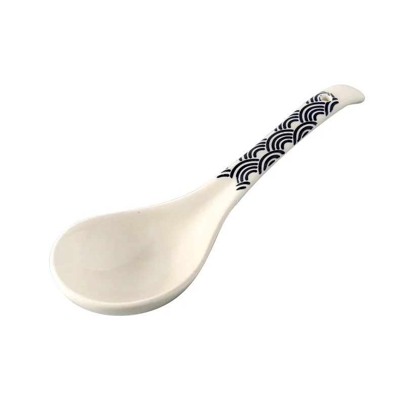 Инструмент для столовой посуды в японском стиле из керамики ложка супа столовая