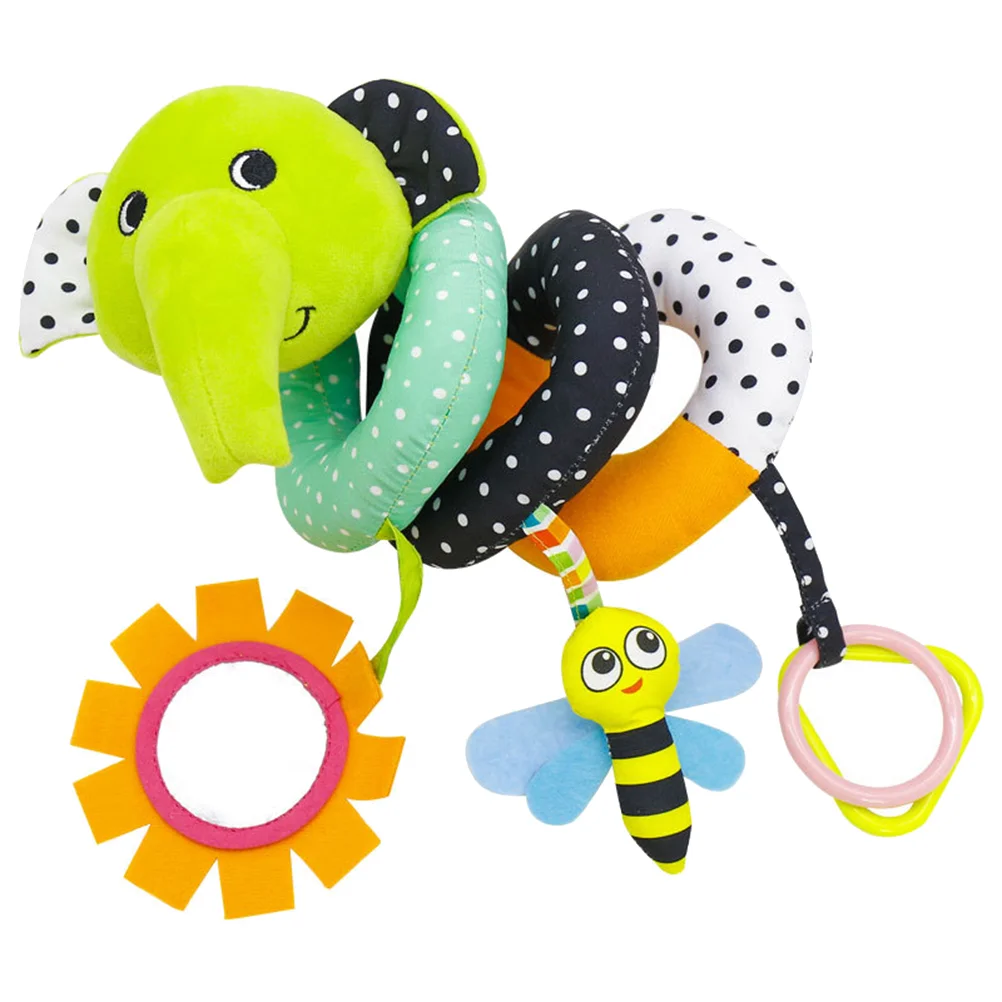 

1Pc Plush Animal Theme Crib Pendant Multi-functional Doll Plaything Baby Toys