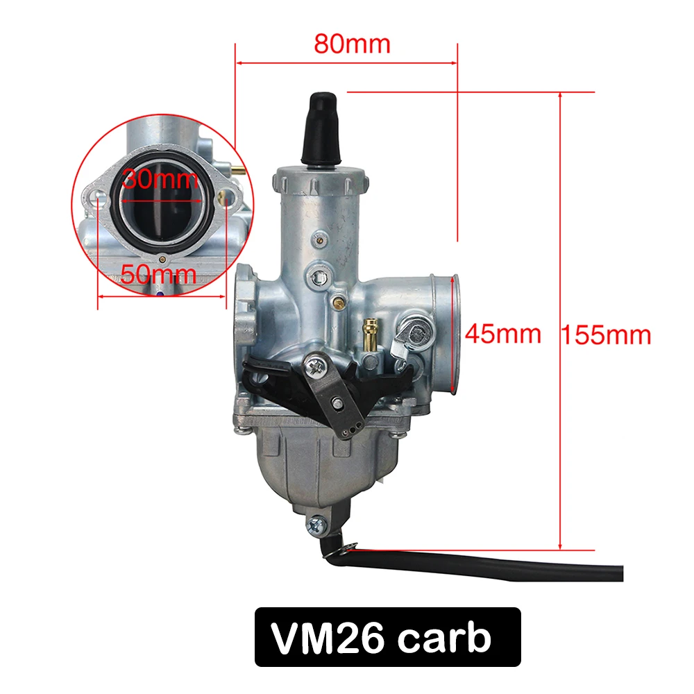 Карбюратор Alconstar- Mikuni VM16 19 мм VM22 26 VM26 30 VM28 32 для мотоциклов 110-250 куб. См | Автомобили
